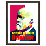 Gottlieb Daimler Pop Art WPAP thumbnail