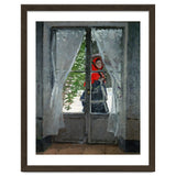 Mme. Monet with a red hat called " The Red Kerchief&quot, ca. 1870. thumbnail