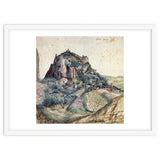 'Castle and Town of Arco', 1495, Watercolour on paper, 22,3 x 22,3 cm. thumbnail