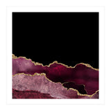 Burgundy & Gold Agate Texture 10  (Print Only) thumbnail