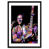 Chuck Berry Rock and Roll Guitarist Colorful thumbnail