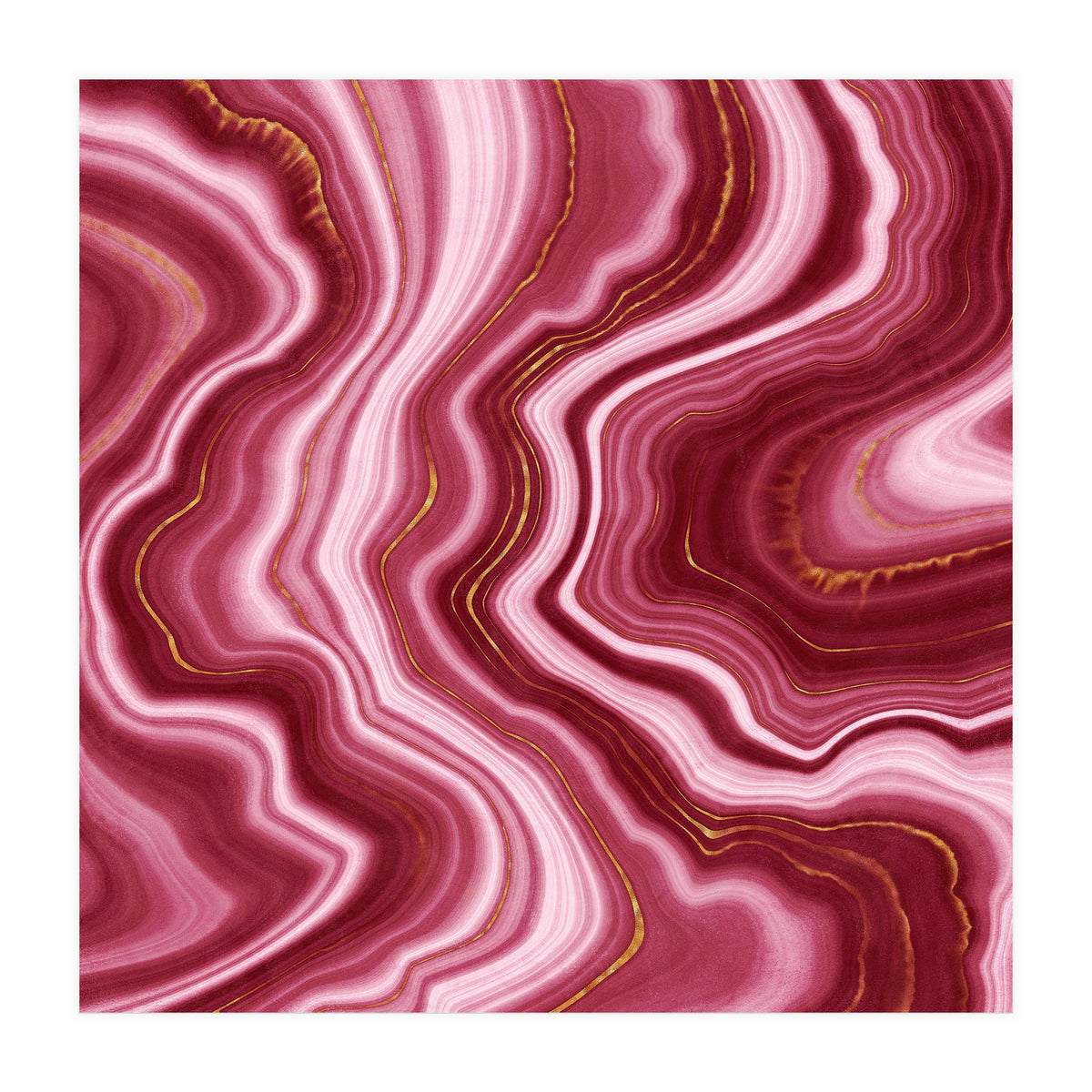Red Agate Texture 04  (Print Only)