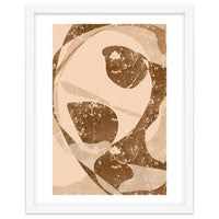 Abstract Brown Scratch