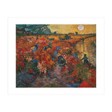 The red Vineyard at Arles,1888. Canvas,73 x 91 cm. (Print Only) thumbnail
