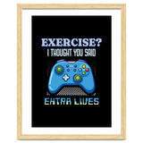 Exercise I Thought You Said Extra Lives – Gamer Humor Gift for Video Game Lovers thumbnail