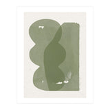 GREEN WATERCOLOR SHAPES NO.1  (Print Only) thumbnail