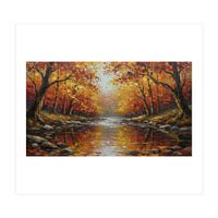 Golden Autumn Creek (Print Only)