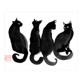 4 Black Cats (Print Only) thumbnail
