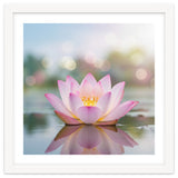 Ethereal Lotus Bloom: Serene Botanical Reflection thumbnail