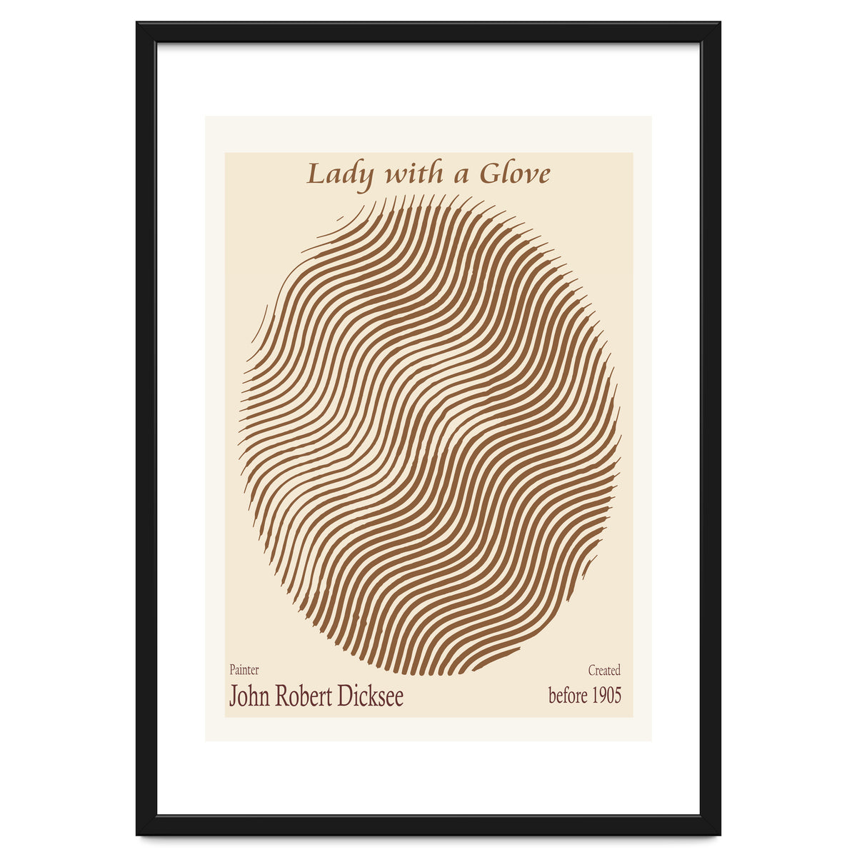 Lady With A Glove – John Robert Dicksee (before 1905)