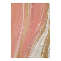 Blush Marble With Gold (Print Only)