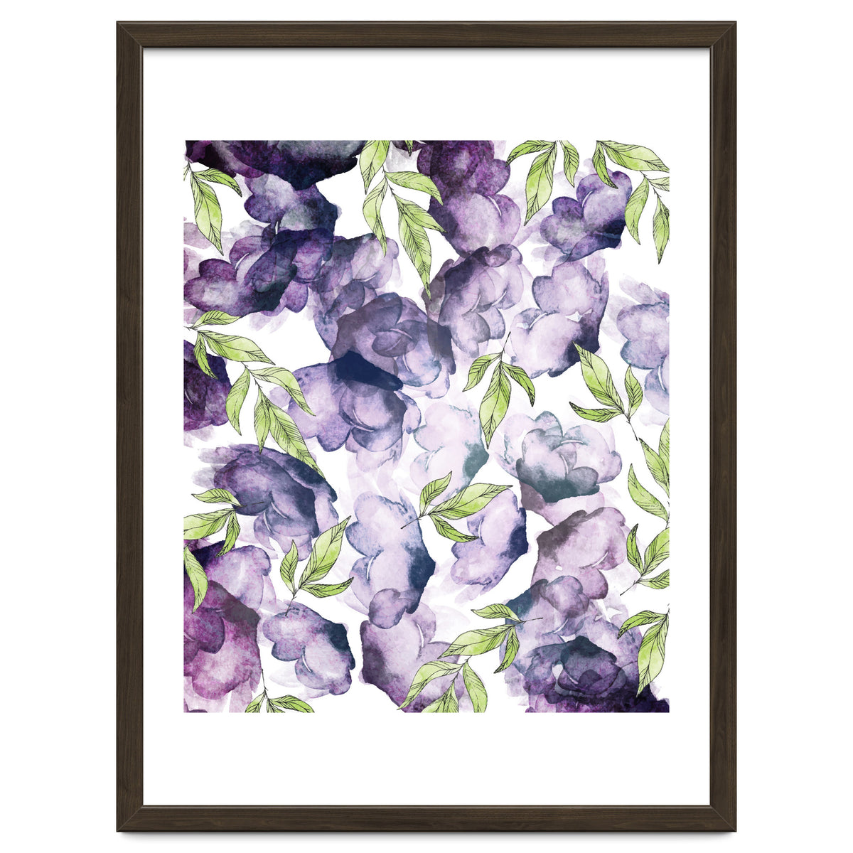 Watercolor + Ink Florals