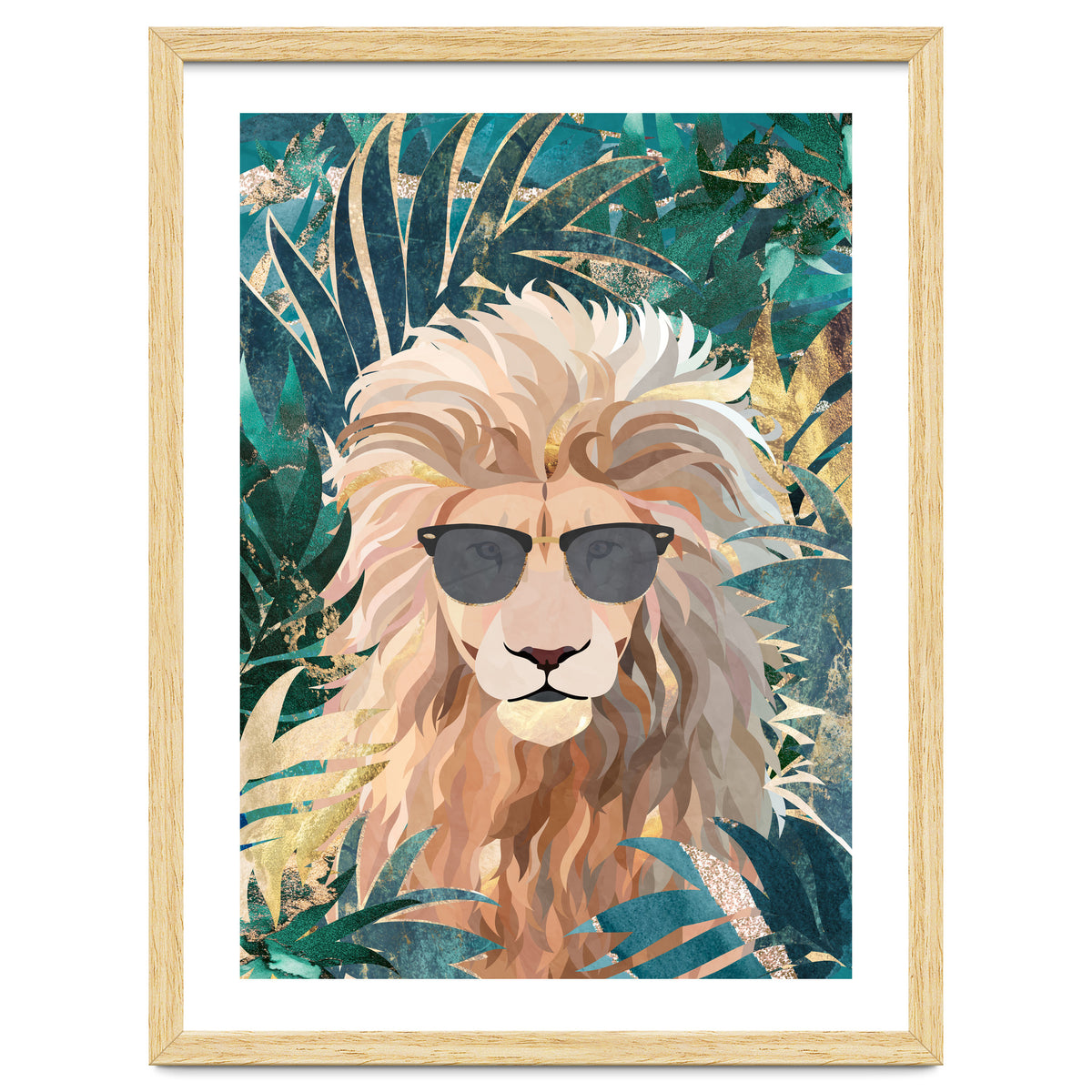 Lion Jungle wearing sunglasses