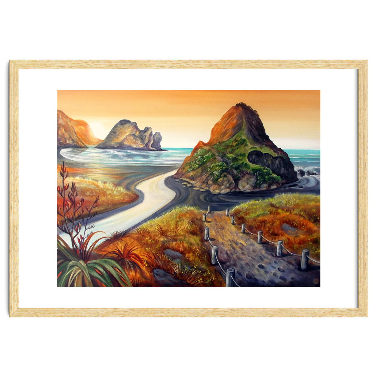 Piha In Golden Tones