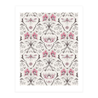 Bohemian Garden Pink Pattern (Print Only)