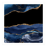 Navy & Gold Agate Texture 16  (Print Only) thumbnail