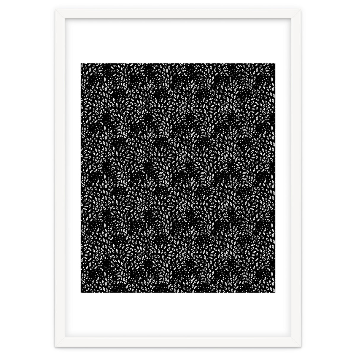 Black Floral Pattern