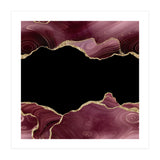 Burgundy & Gold Glitter Agate Texture 04 (Print Only) thumbnail