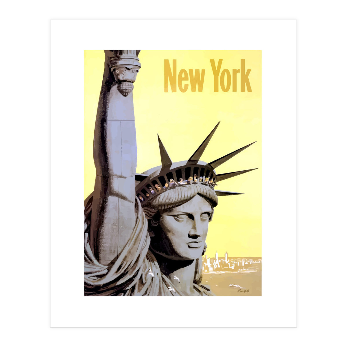 New York, Liberty Lady (Print Only)