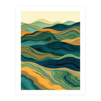 Rolling Hills of Oceania (Print Only)