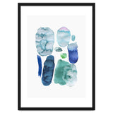 Watercolor Aqua Abstract Spots II thumbnail