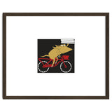 Cartoon Dog Marty cycling with Pizza thumbnail