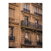 Street Photography - Haussmanian Facade, Paris (Print Only)