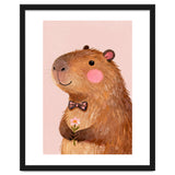 Capybara Kindergarten Nursery Art thumbnail
