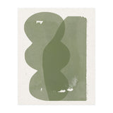 GREEN WATERCOLOR SHAPES NO.1  (Print Only) thumbnail