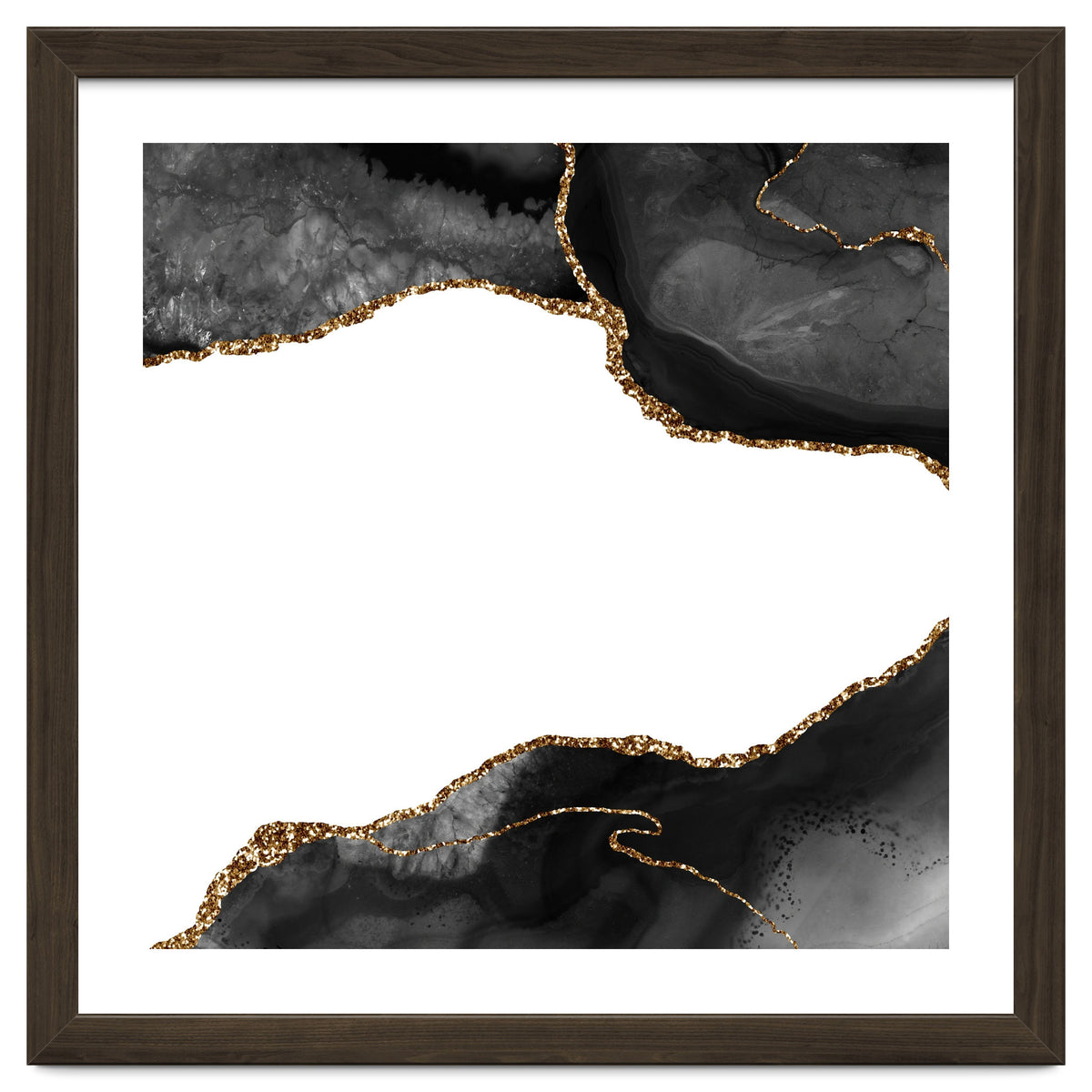 Black & Gold Agate Texture 09
