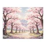 Sakura Path: Serene Cherry Blossom Avenue (Print Only) thumbnail