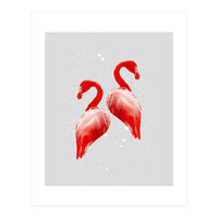 Flamingo Couple V1 (Print Only)