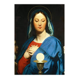 Jean Auguste Dominique Ingres / 'The Virgin Mary Prays to the Host', 1866. (Print Only) thumbnail