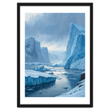 Majestic Arctic Icebergs and Glacial Valley thumbnail