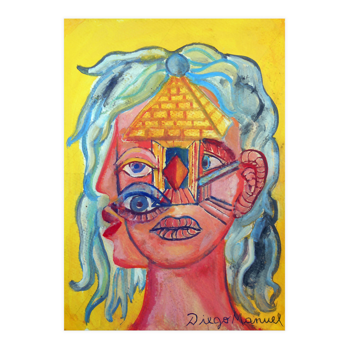 Cabeza De Mujer 12 (Print Only)