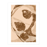 Abstract Brown Scratch (Print Only) thumbnail