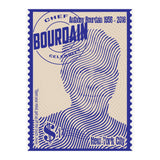 Anthony Bourdain Stamps Art (Print Only) thumbnail