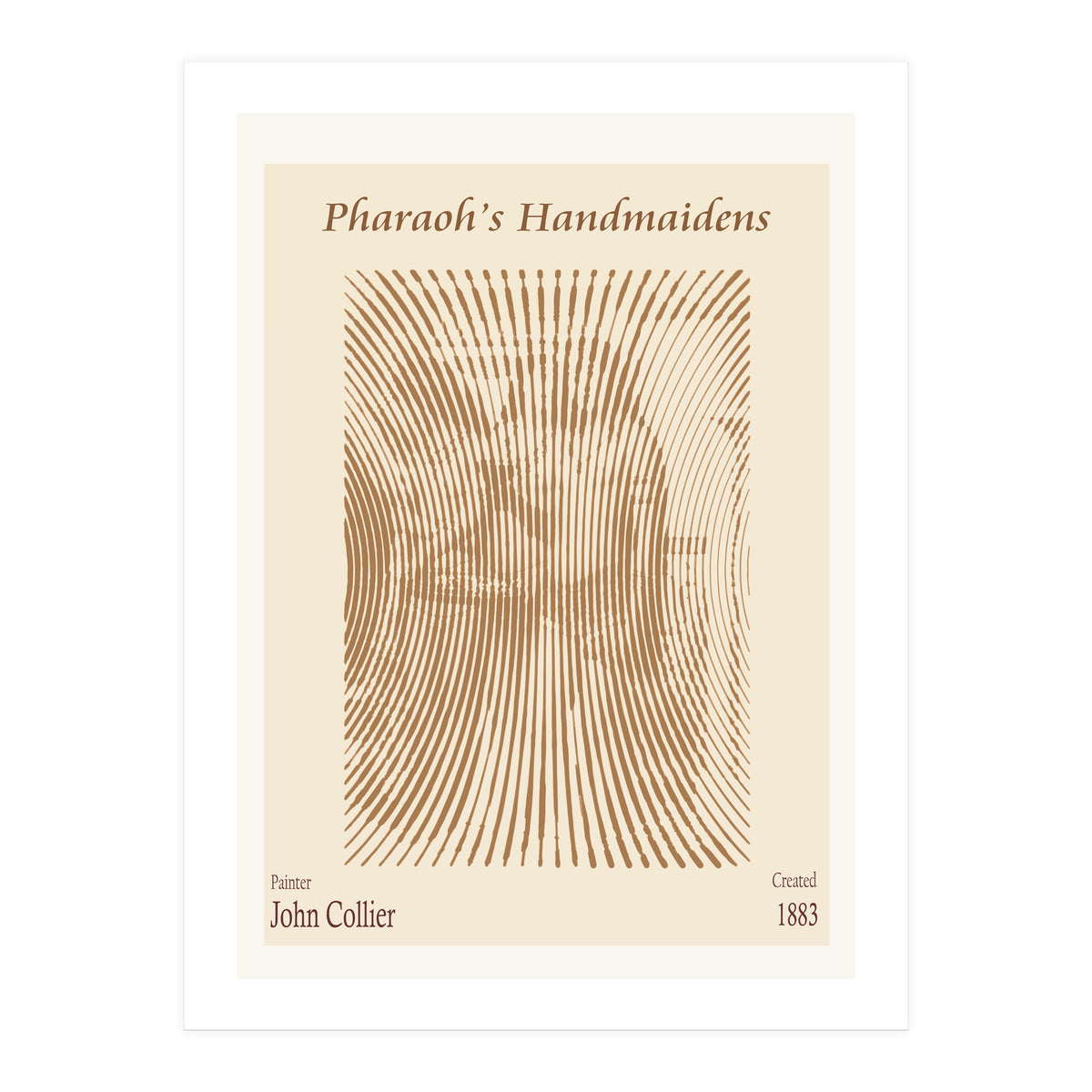 Pharaoh’s Handmaidens (1883) – John Collier (english, 1850 – 1934) (Print Only)