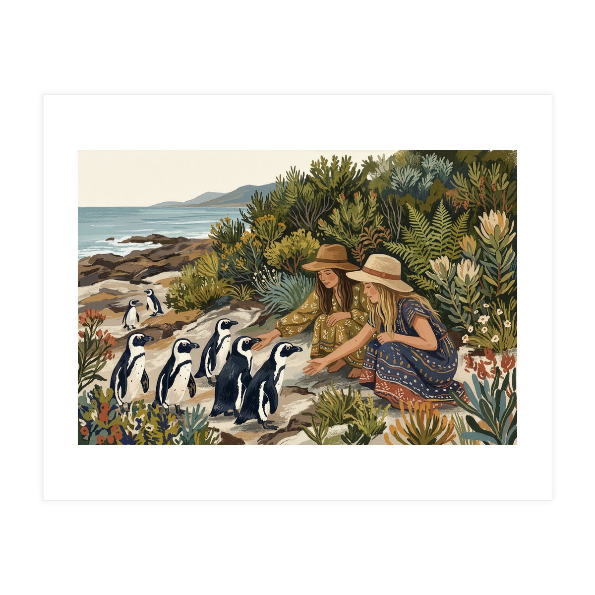 Penguin Coast Encounter (Print Only)