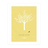 Happy Bird and Tree (Print Only) thumbnail
