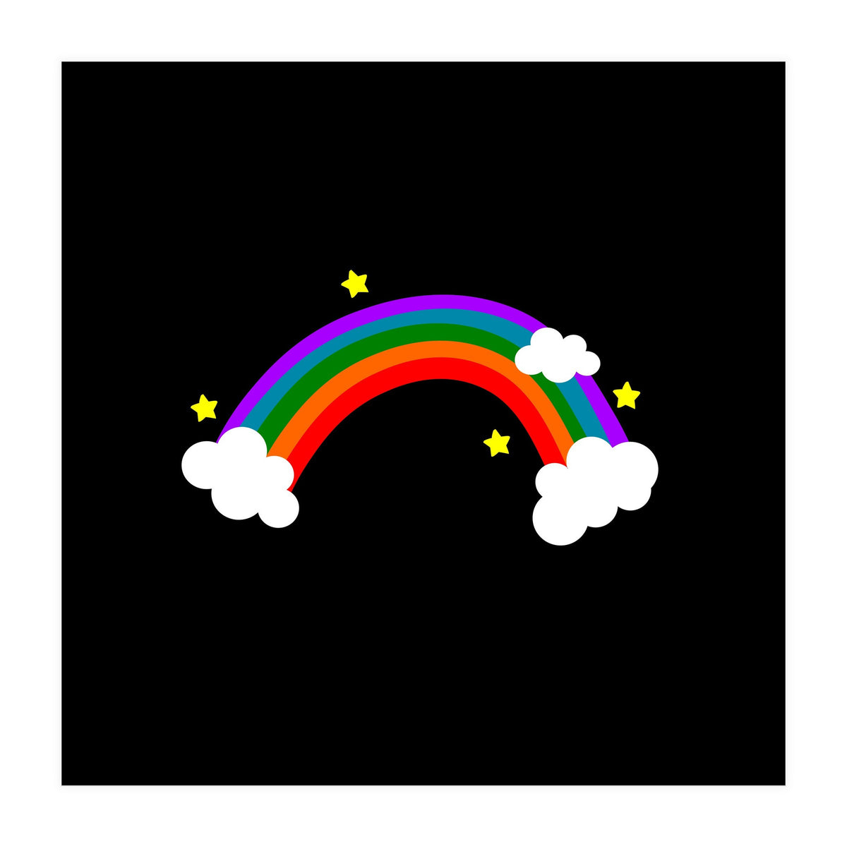 Colorful Rainbow (Print Only)