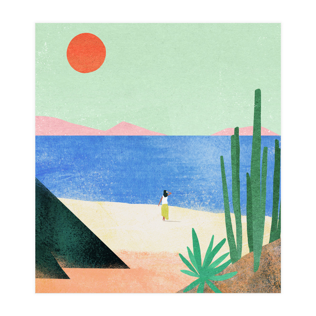Beach Girl II (Print Only)