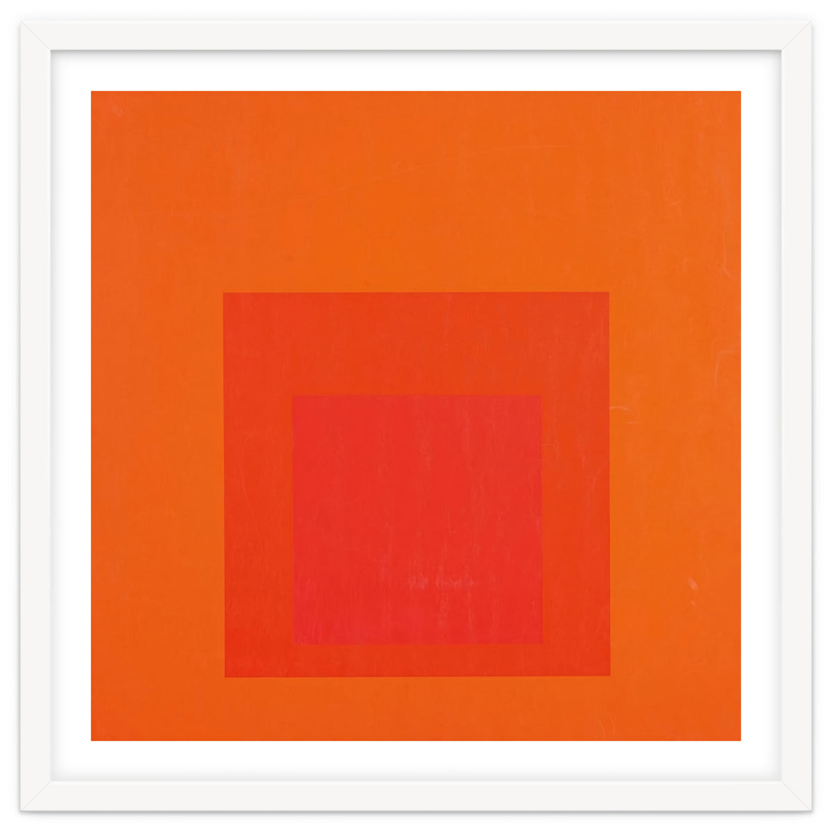 JOSEF ALBERS - HOMAGE TO THE SQUARE RED