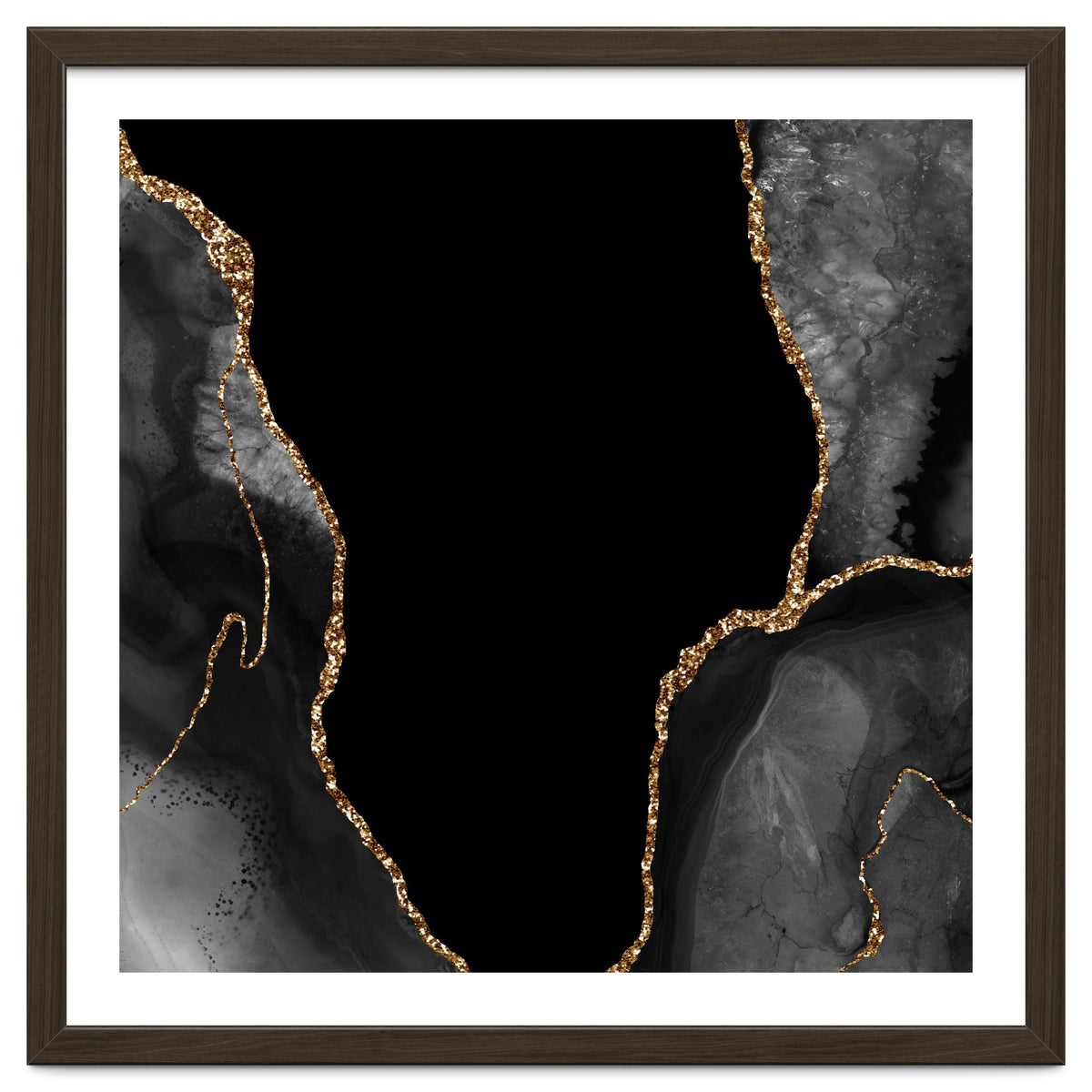 Black & Gold Agate Texture 03