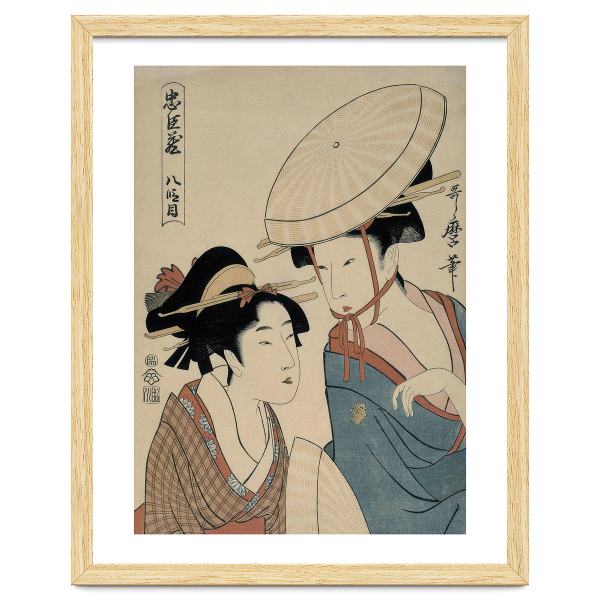 Kitagawa Utamaro (Copy); Takamizawa / 'Hachi-damme (Act VIII)', 1798-1799; 20th century.