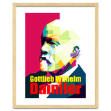 Gottlieb Daimler Pop Art WPAP thumbnail