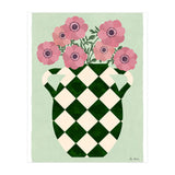 Checkered vase with anemones (Print Only) thumbnail