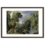 Pedro Pablo Rubens; Paul Bril / 'Landscape with Psyche and Jupiter', 1610; ca. 1630, Flemish Scho... thumbnail