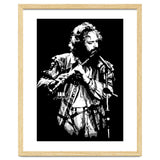 Ian Anderson Rock Music Legend in Grayscale 2 thumbnail