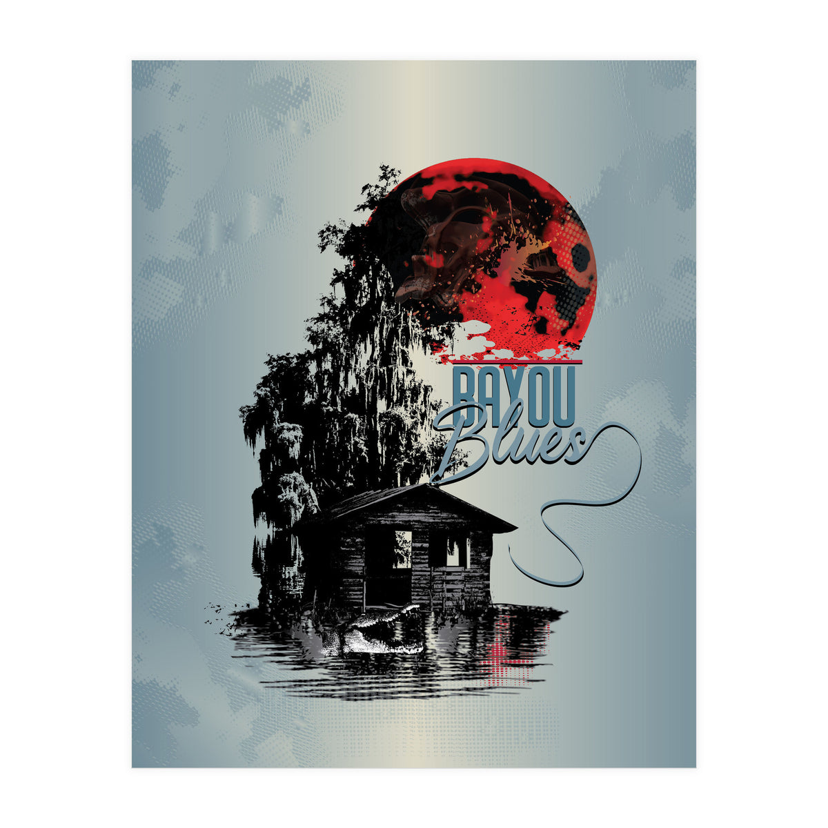 Bayou Blues Swamp (Print Only)